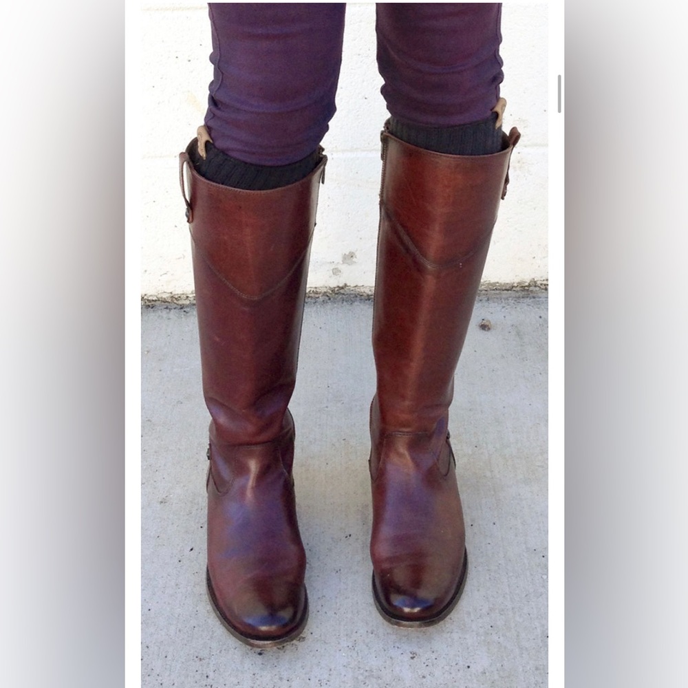 Frye Melissa tab tall riding boots 5.5